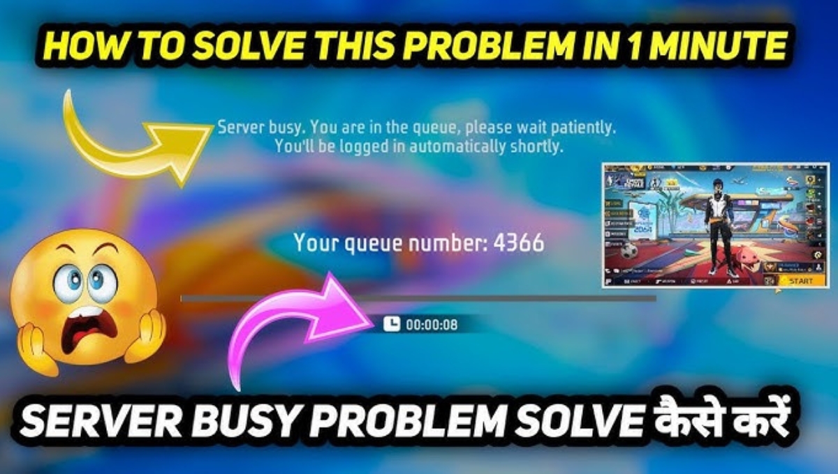 Free Fire Max Server Problem