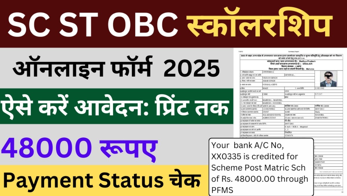SC, ST, OBC Scholarship