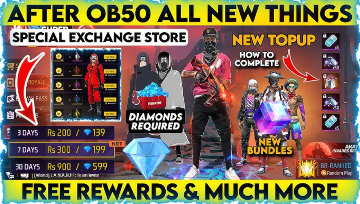 Free Fire OB50 Update