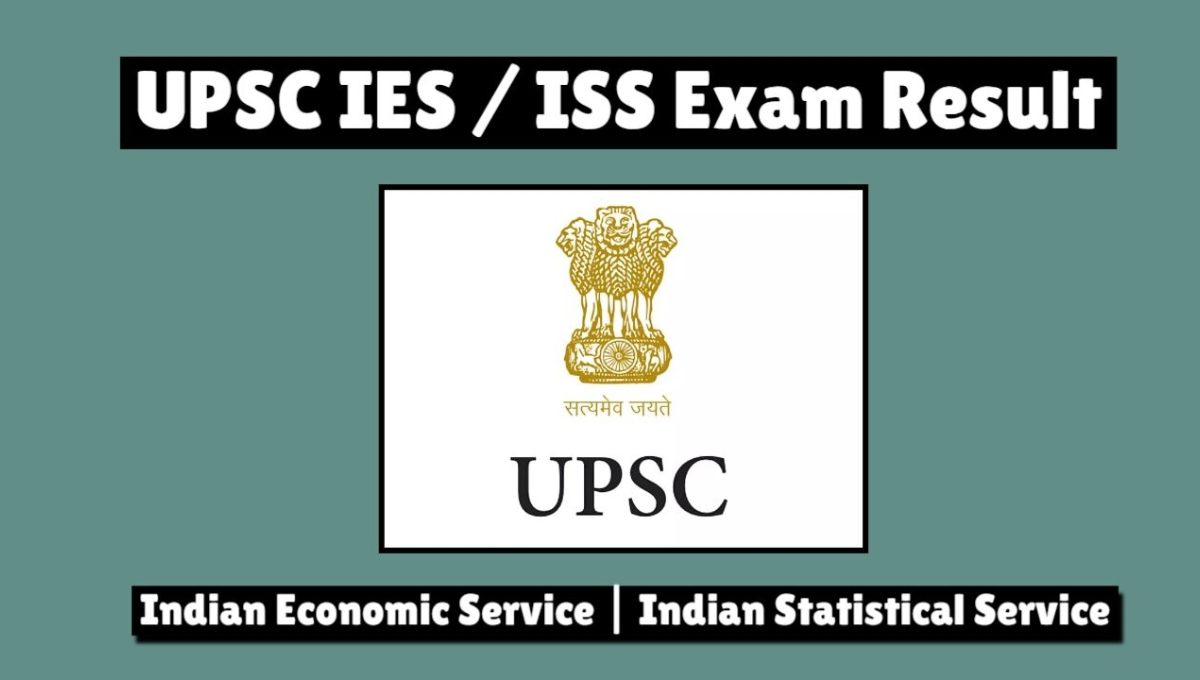 UPSC IES/ISS Final Result 2025: