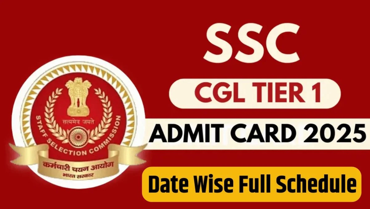 SSC CGL Admit Card 2025