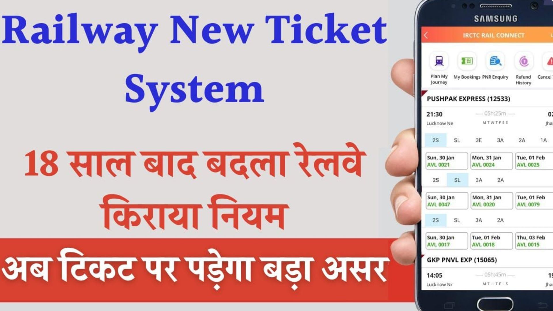 Railway New Ticket System